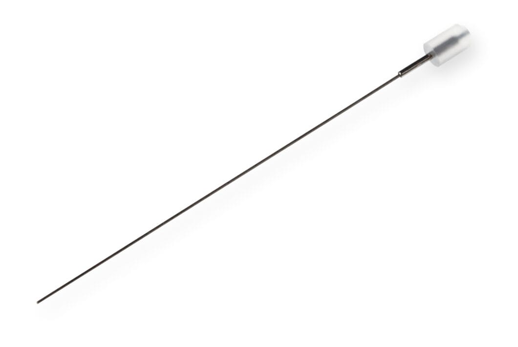 27 gauge long needle with syringe
